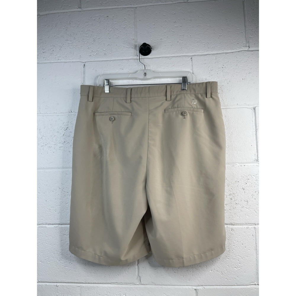 FootJoy Shorts Mens Size 38 Khaki Golf Athletic Performance Stretch 10 Inseam - Picture 8 of 8